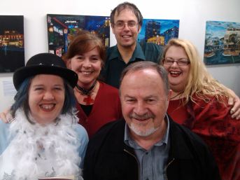 Tuesday Poets at Alice Spider launch - photo by Alison Jones Tuesday Poets at Alice Spider launch - Alison Jones